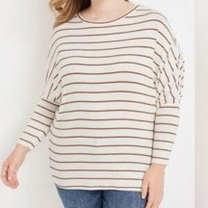 Maurice’s striped long sleeve shirt
